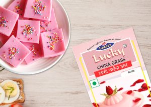 Lucky Masale Rose Flavor China Grass
